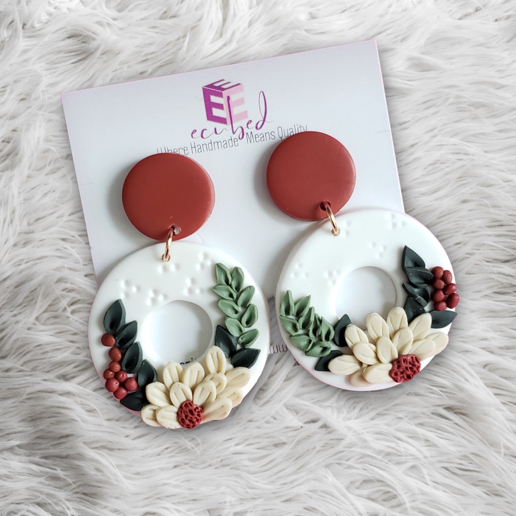 Handmade Holiday Earrings